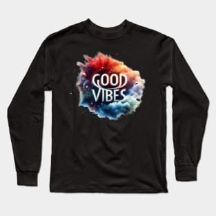 Good vibes t-shirt Long Sleeve T-Shirt